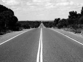 Long Road, Západní Austrálie, autor Ole Reidar Johansen